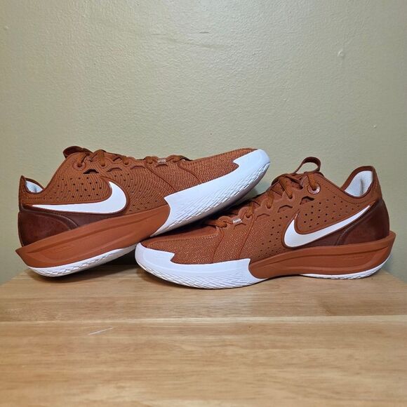 Nike Air Zoom GT Cut 3 TB Promo Texas Basketball Shoes Burnt Orange HJ7022-800 - Picture 4 of 7